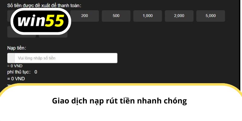 Thực hiện các giao dịch thanh toán nhanh chóng