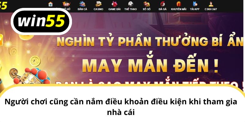 Thành viên cần tuân thủ điều kiện điều khoản khi tham gia nhà cái